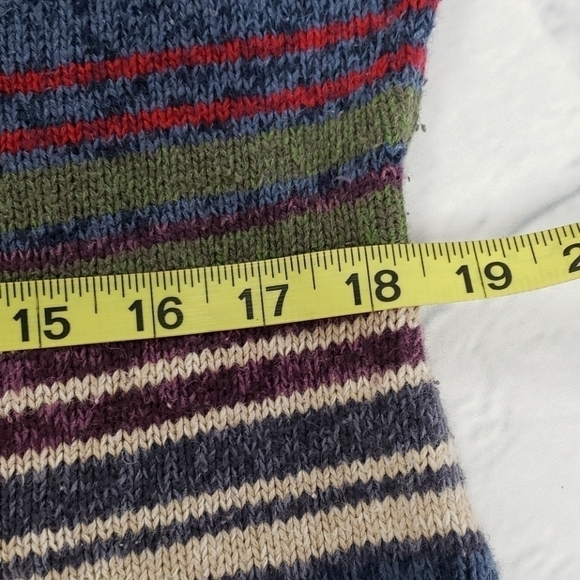 Dressbarn Striped Cotton&Ramie L Crew Sweater VGUC - Picture 7 of 10